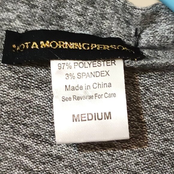 EUC ~ Not a Morning Person - "Love,  Love"’ Multi-Colored Sequin Short Robe - Picture 4 of 4